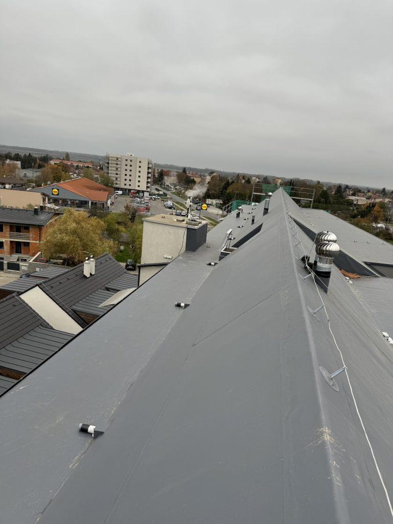 Ukážka realizácie plochej strechy