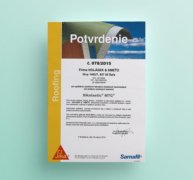 Skiplan® - Sarnafil®: Pre aplikáciu tekutých strešných hydroizolácií.